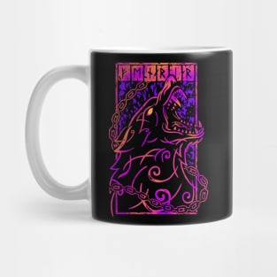 Neon Fenrir Mug